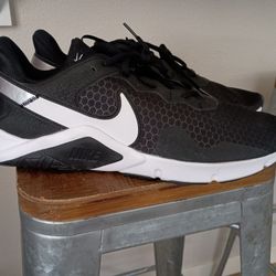 Nike Legend Essential 2 Black Metallic Silver 