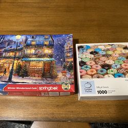 Free Puzzles, one missing piece each