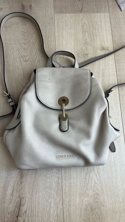 Michael Kors beige backpack