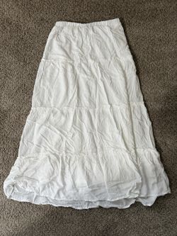 White Maxi Skirt