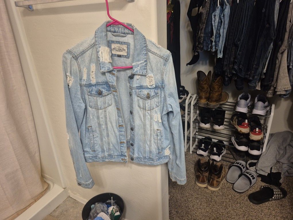 Oversized Jean Jacket Medium