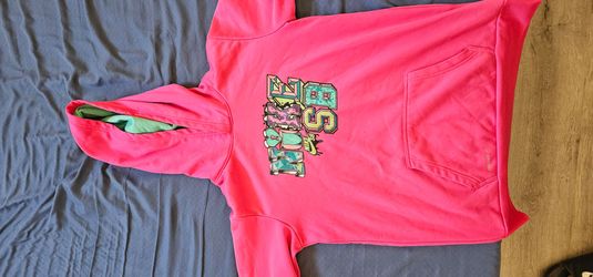 Nike Dri-Fit Pink Graphic Hoodie