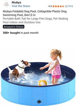 NIUBYU new foldable dog/kiddie pool