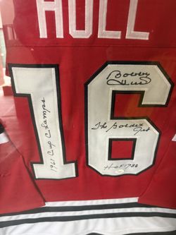 Bobby Hull Autographed Jersey