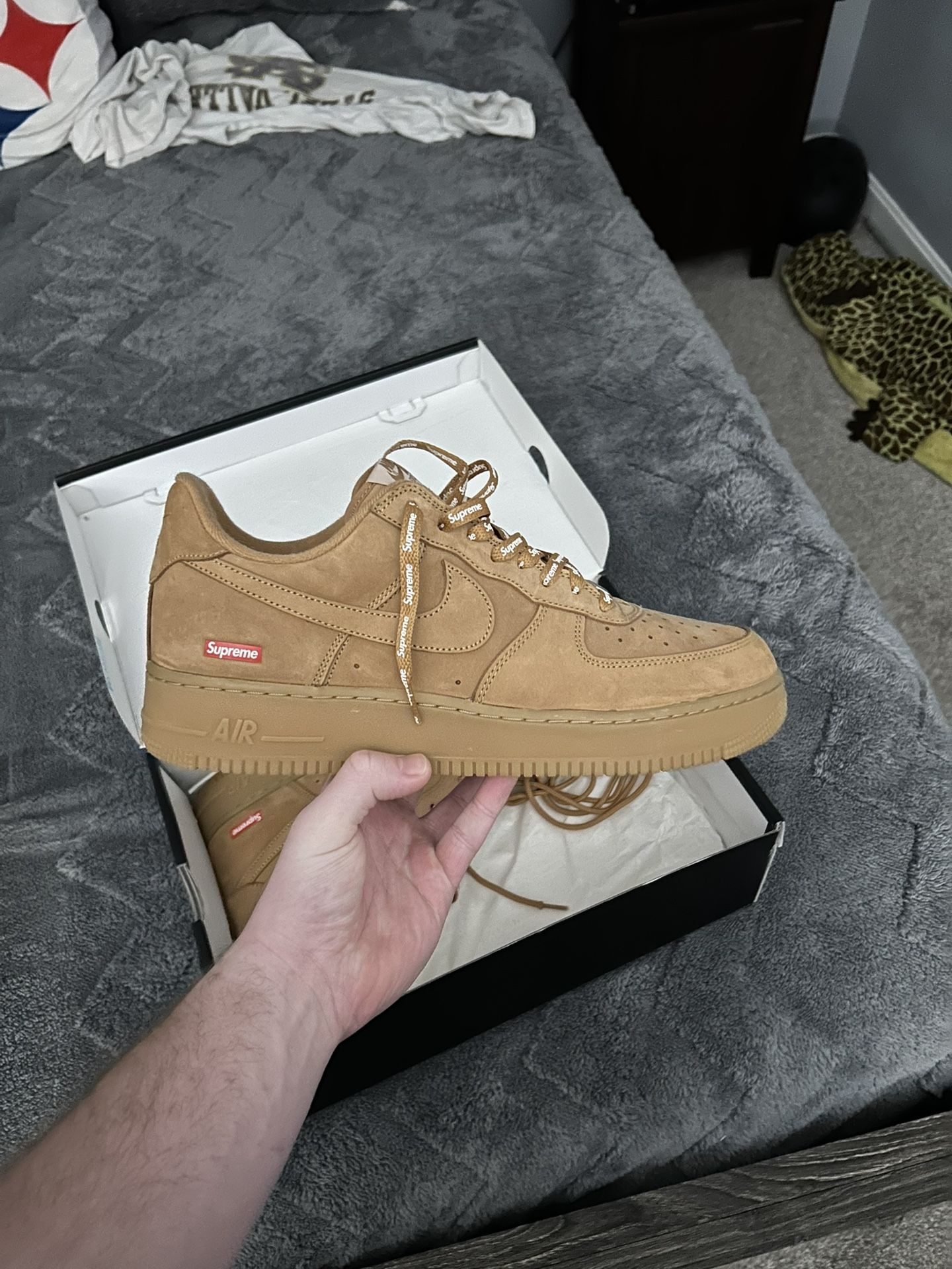 Brand New Size 12 Supreme Air Force Ones