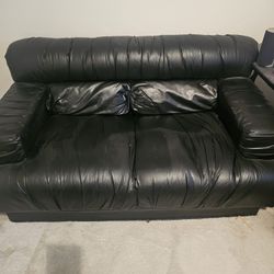 Two Seat Leather Love Seat/Couch