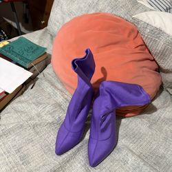 Hailassi Purple Ankle Boots