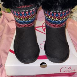  Celia Kids Boots Size 2y 