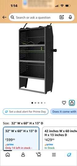 Van shelving