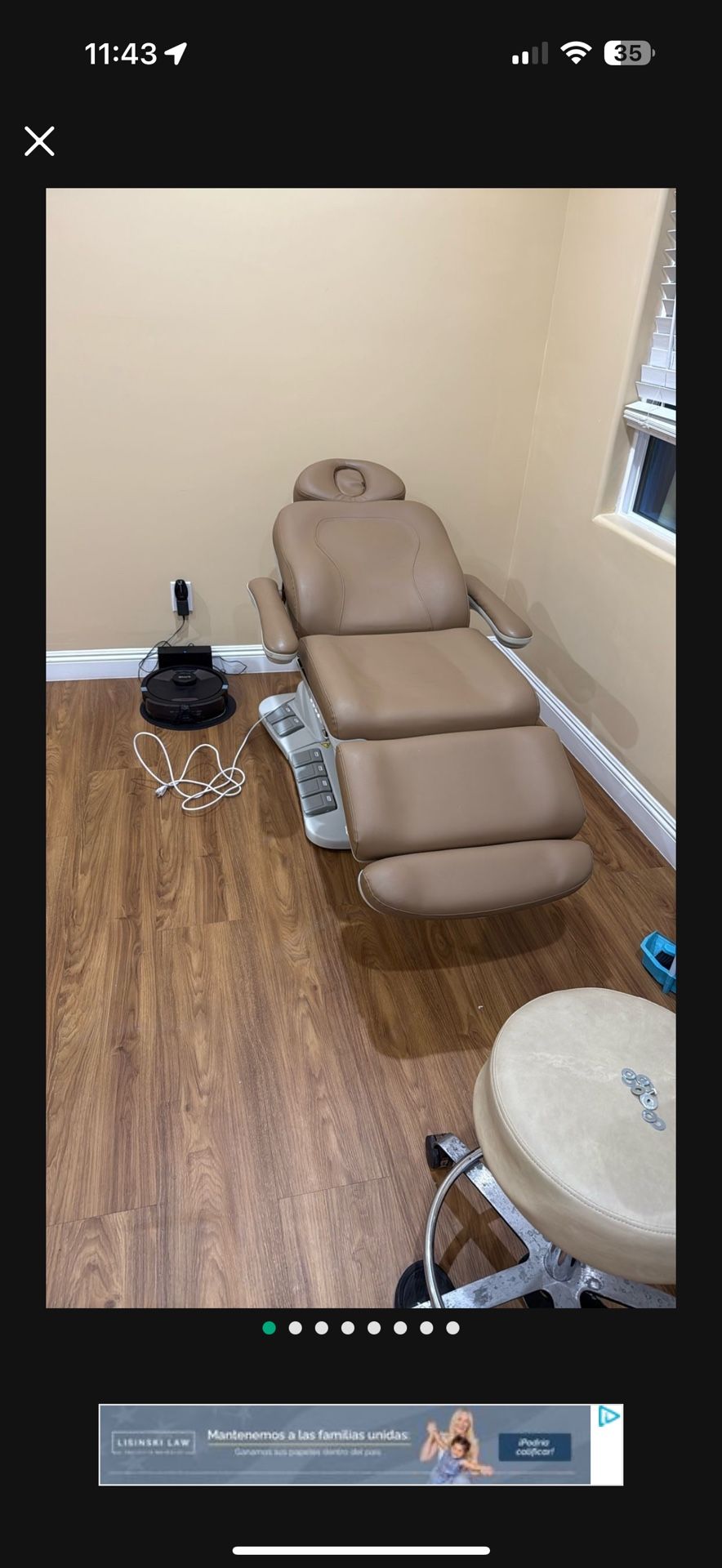 6-motor SX Series Electric Medical/Facial Chair