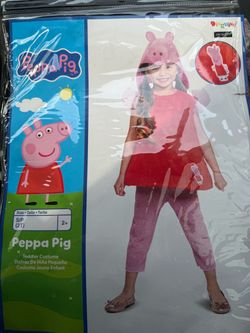 Peppa Pig  Costume Size 2T