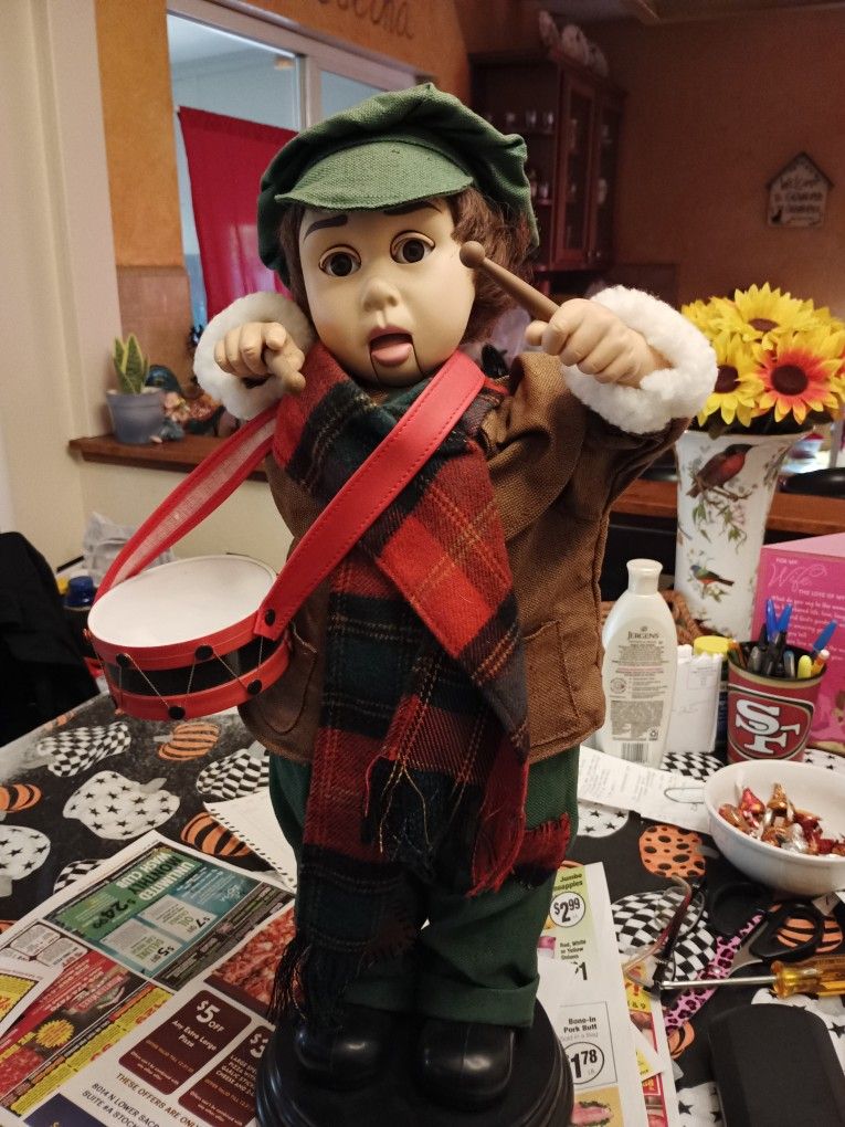 New Drummer Boy He Sings His Mouch Moves 40.00