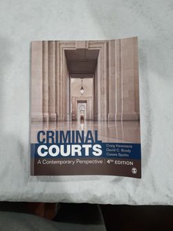 Criminal Courts 4th Edition Used Book
