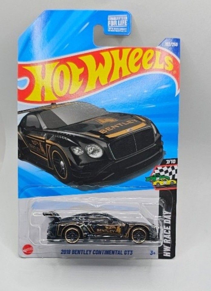BENTLEY CONTINENTAL GT3 HOT WHEELS