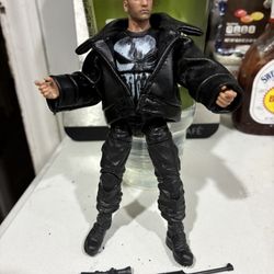Marvel Legends  Loose First Wave Netflix Punisher with Costum leather jacket