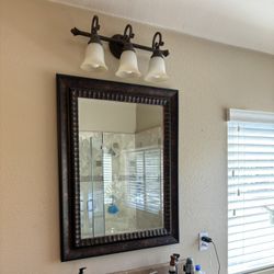 Bathroom Mirrors / Light Fixtures 