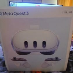 128 GB Meta Quest 3 VR Headset System In Box Used A Few Times