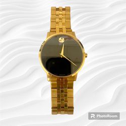 Men’s Movado Museum Classic Gold Toned Watch
