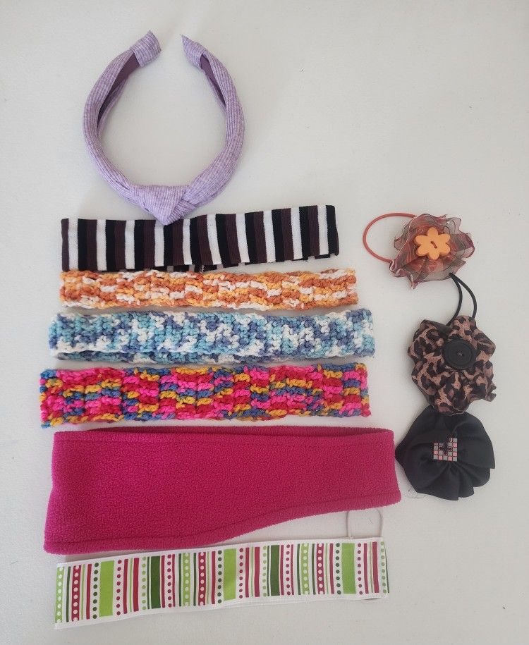 Lot 10 Pieces Girls Hair Accessories Hairbands Headband & Holder Hair