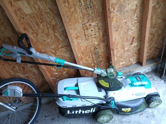 Electric Lawnmower and trimmer