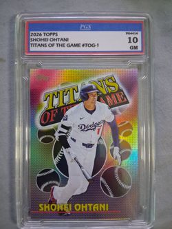 2026 topps Shohei Ontani graded 10