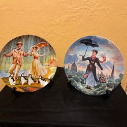 Vintage Disney Knowles Mary Poppins Collectible Plate Set