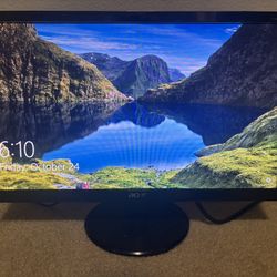 Acer P206HL 20” Monitor – 1600× 900 – VGA/DVI – Works Great