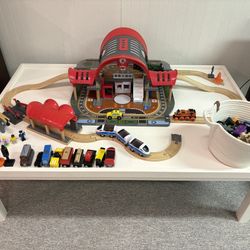 PBK Table With Hape Train Set