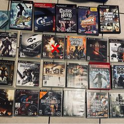 PS2 & 3 Games $10 P.g.         (❌=sold)