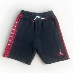 Boys Jordan Shorts Black And Red Size Large
