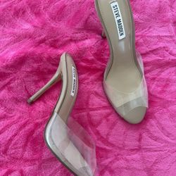 Steve Madden Clear Heels