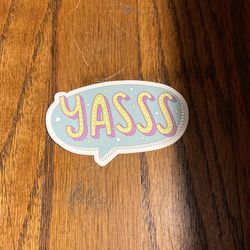 Yass Sticker