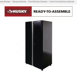 ☀️#8133 Ready-to-Assemble 24-Gauge Steel Garage Gear Cabinet in Black (36.6 in. W x 72 in. H x 24 in