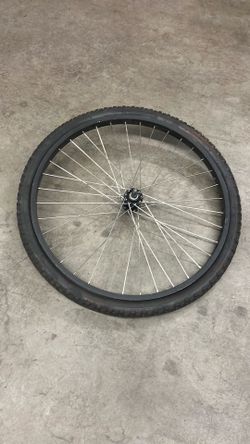 Mountain bike, rim, and tire