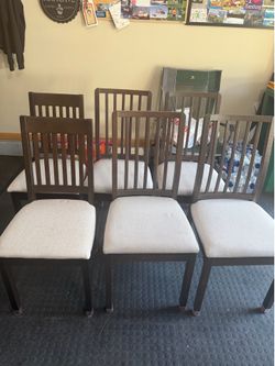 6 IKEA kitchen Chairs