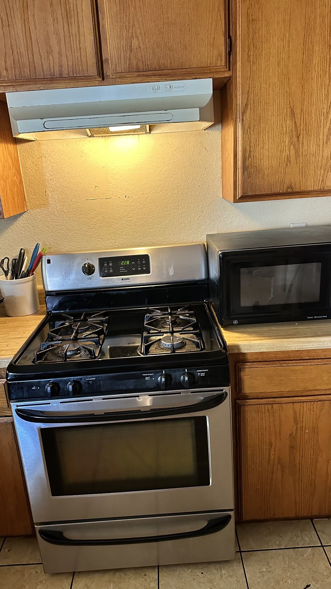 Stove And Microwave
