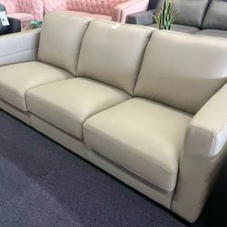 Genuine leather sofa，$1150