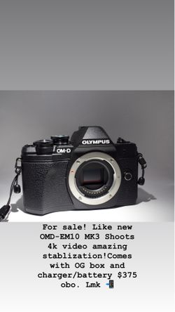 Olympus OMD - EM10 Mark III