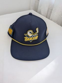 Gulls - Hockey x Indian Motorcycle snap-back hat USA Slick Mesh Cap
