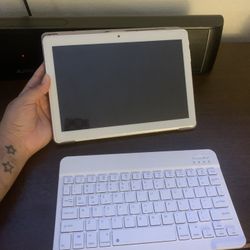 Duoduogo tablet and Wireless Keyboard