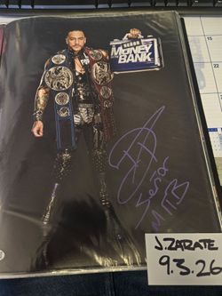 Signed WWE & AEW photos & figures for sale