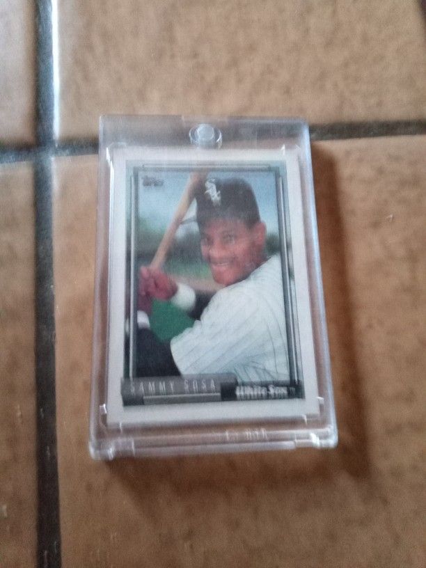 Error Card. 1992 Topps Sammy Sosa