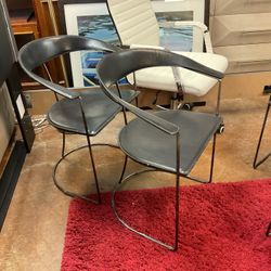 Retro Leather Chairs