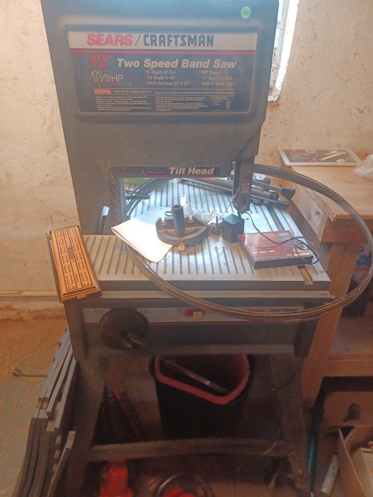 Sears /Craftsman 12" Bandsaw 2 Speed