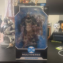 Signed By Jim Lee Gladiator Batman 