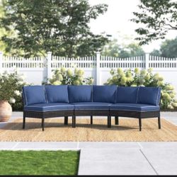 Curved Patio Furniture Round Patio Furniture Brand New Patio Set Outdoor Patio Furniture 🆕🚎🆕