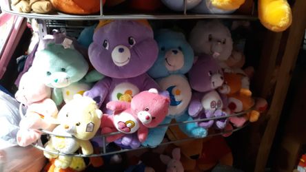 Care Bears all the small ones are $5 and medium are $10 & the big huge one is $15
