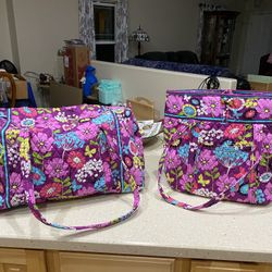 Vera Bradley new In Box Tote And Weekender Bag
