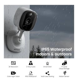 Two Outdoor/Indoor Camera