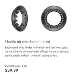 supersonic ••• 1/2 Gentle air attachment (Iron)